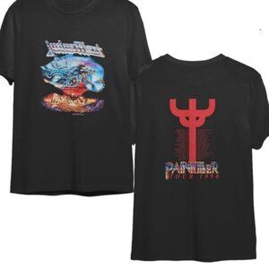 Judas Priest Painkiller Tour 1990 T-shirt The Brockum Group T-shirt 2 sided